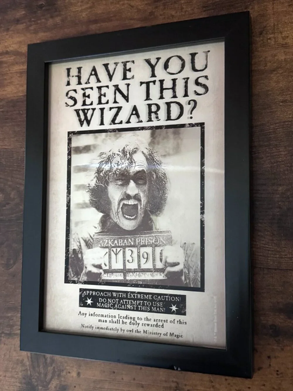 SIRIUS BLACK WANTED POSTER HARRY POTTER WALL DECOR